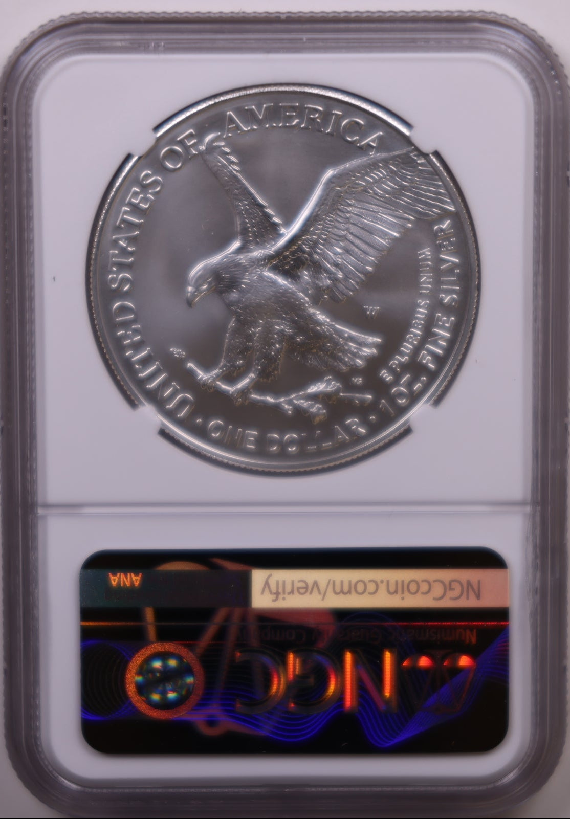 2023-W Burnished American Silver Eagle, NGC MS-70, Store#AE0426