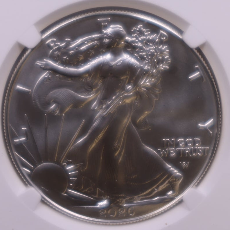 2026 American Silver Eagle, NGC MS-70, Store#AE0428