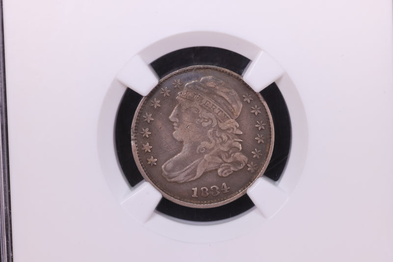 1834 Cap Bust Dime, NGC VF Details, Coin Store Sale