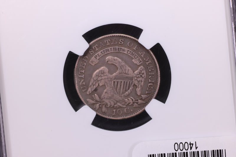 1834 Cap Bust Dime, NGC VF Details, Coin Store Sale