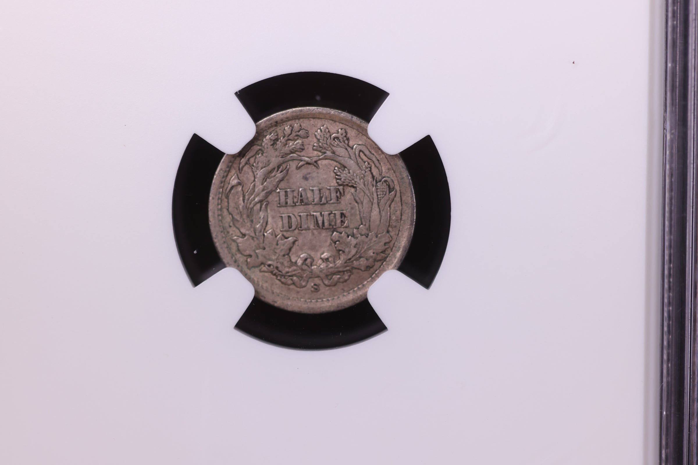 1865-S Seated Liberty Half Dime. Nice Early Harder Date. NGC XF-45, Store #14005