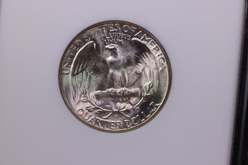 1946-S Washington Silver Quarter, NGC Certified MS65. SALE