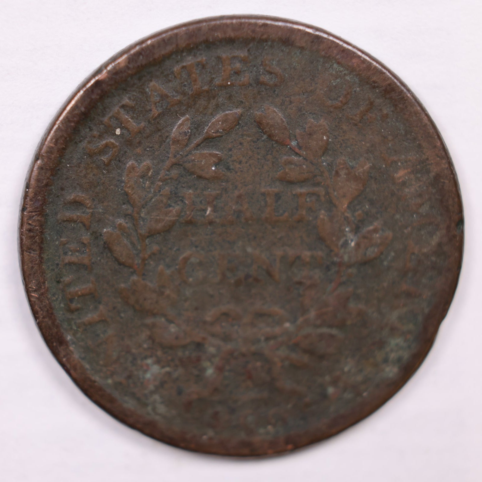 1808 Draped Bust Half Cent, Very Good Circulated Coin, Store #HT0016
