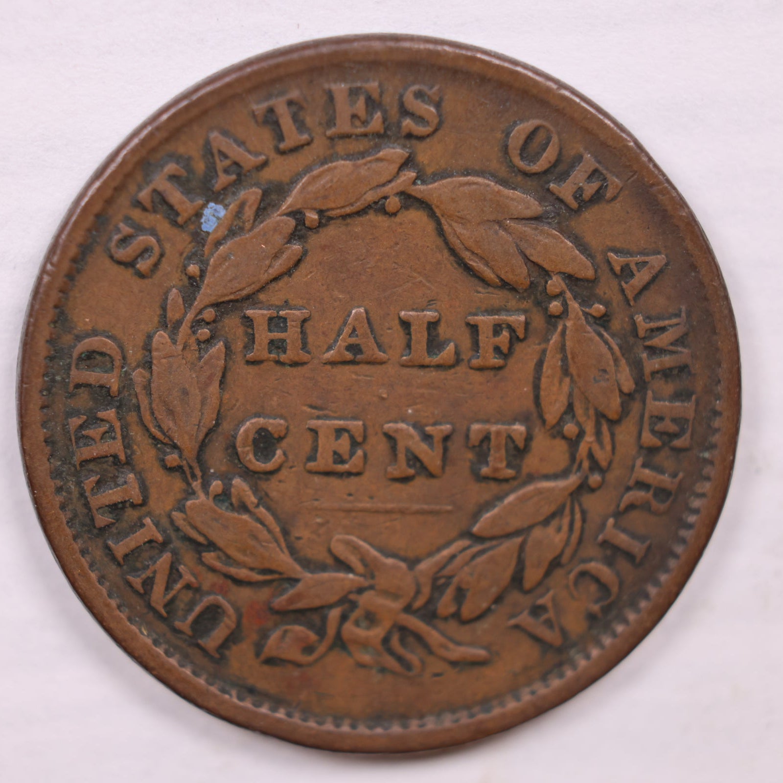 1835 Classic Head Half Cent, Fine Circulated Coin, Store #HT0019