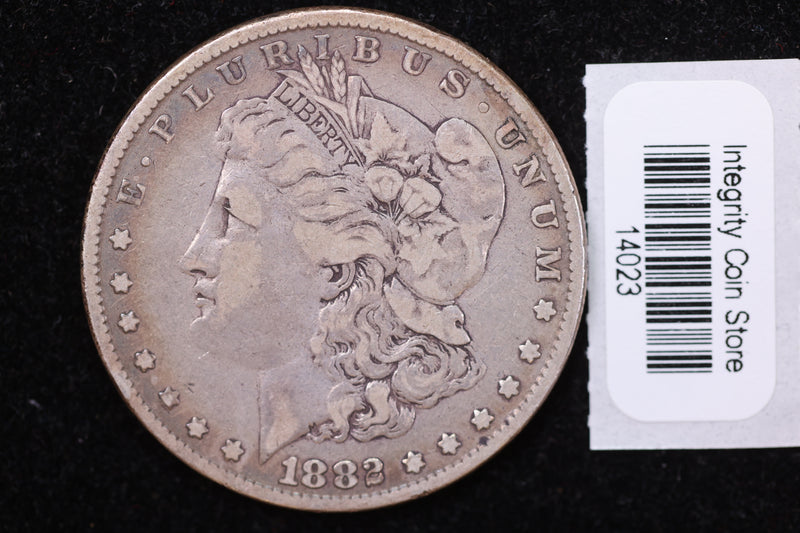 1882 Morgan Silver Dollar, Affordable Collectible Circulated Coin. Store Sale