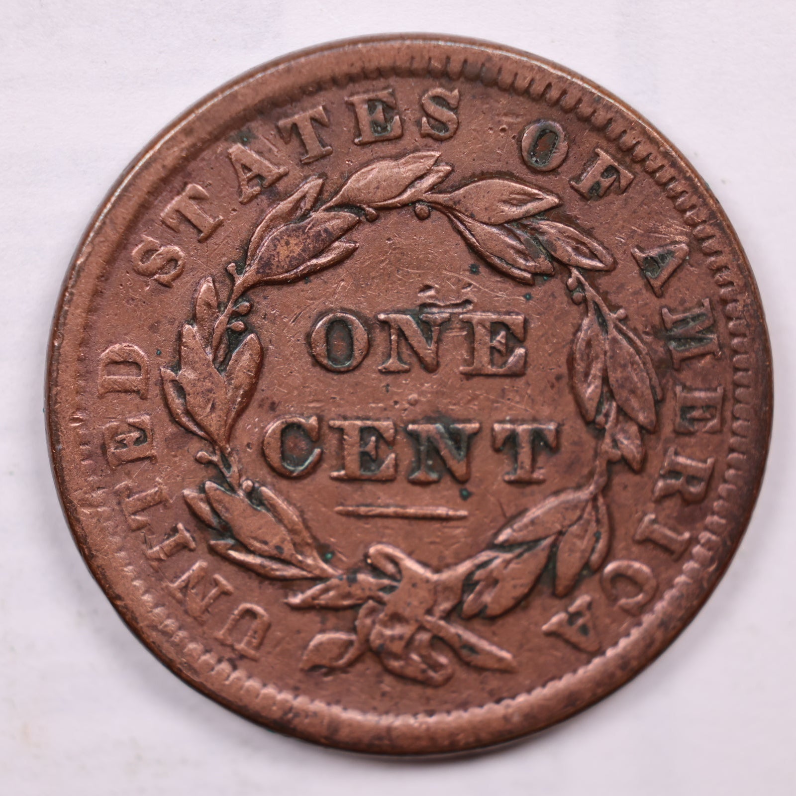 1838 Large Cent, Very Fine Circulated Coin, Cleaned, Store #CT1265
