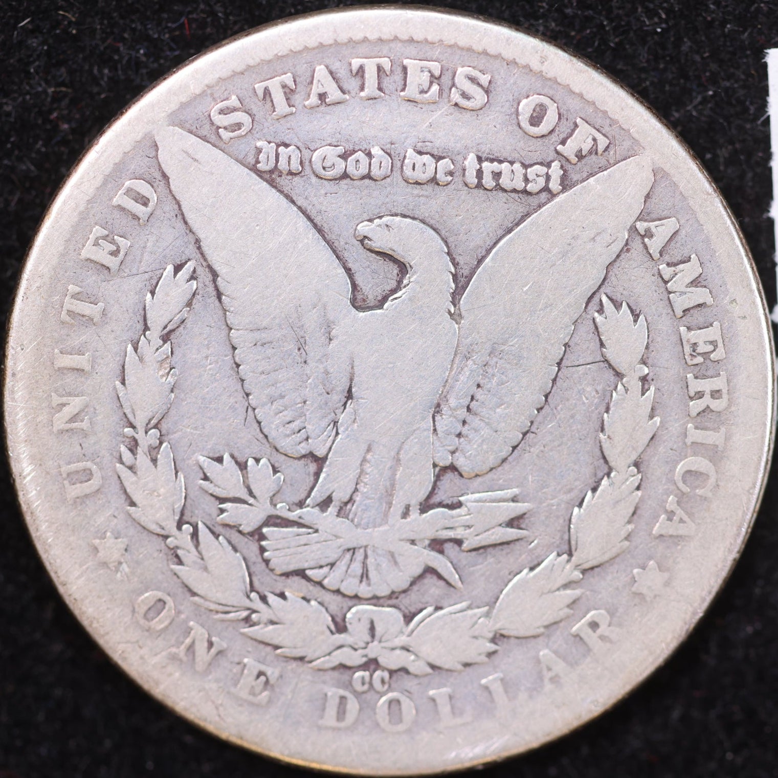 1890-CC Morgan Silver Dollar, About Good Circulated Coin, Store #DR0343