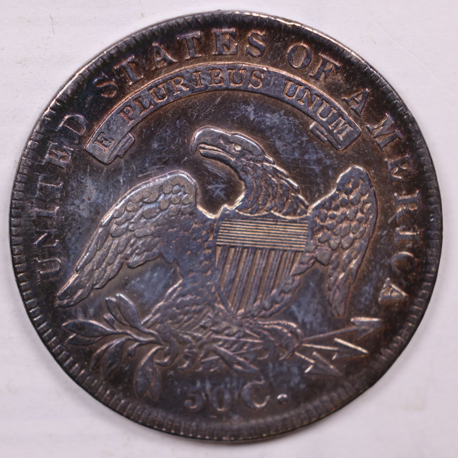 1834 Cap Bust Half Dollar, Extra Fine Circulated Coin Store #HR1860