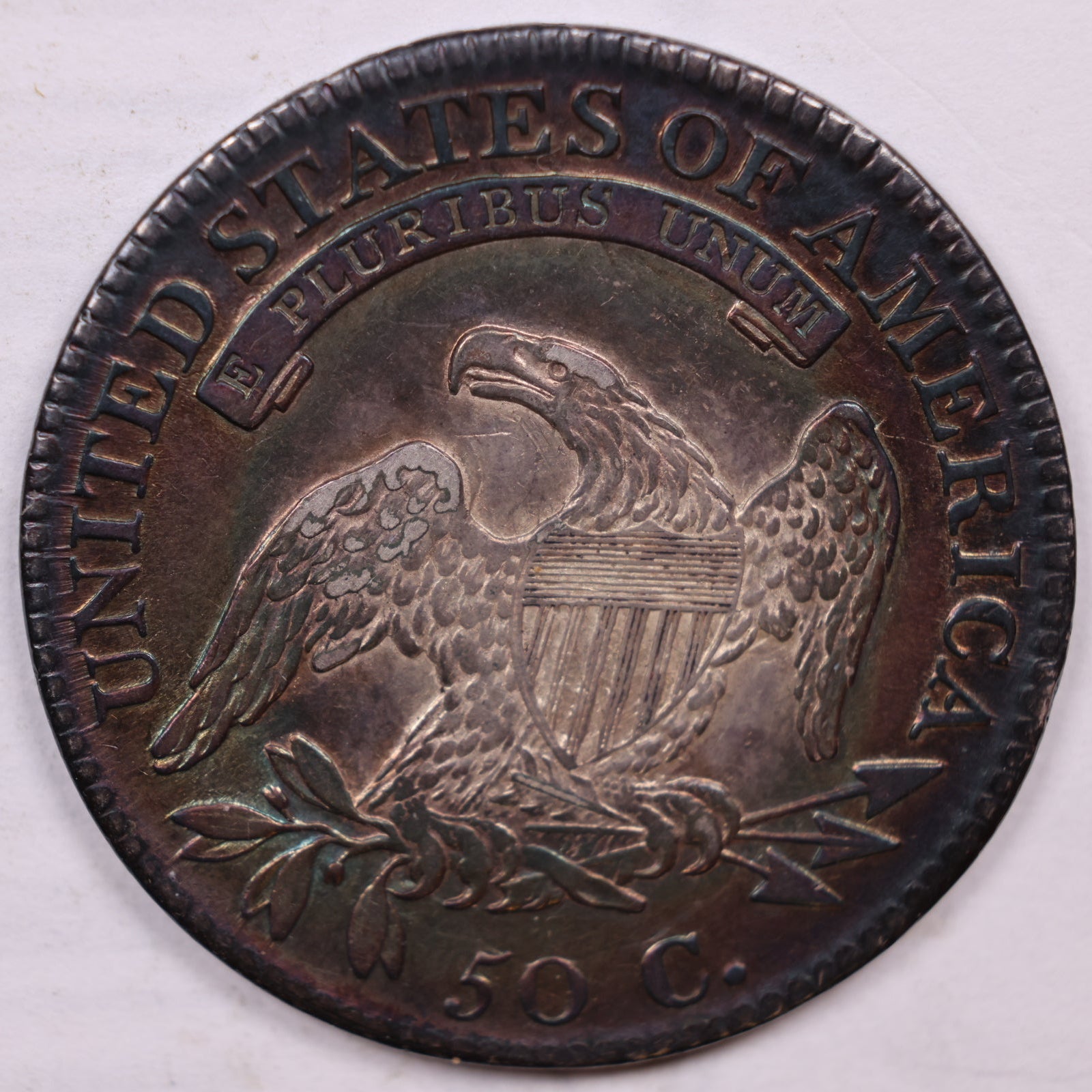 1813 Cap Bust Half Dollar, About Uncirculated Coin Store #HR1862