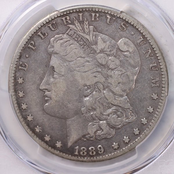 1889-CC Morgan Silver Dollar, PCGS VF Details, Nice eye appeal. Store#81050