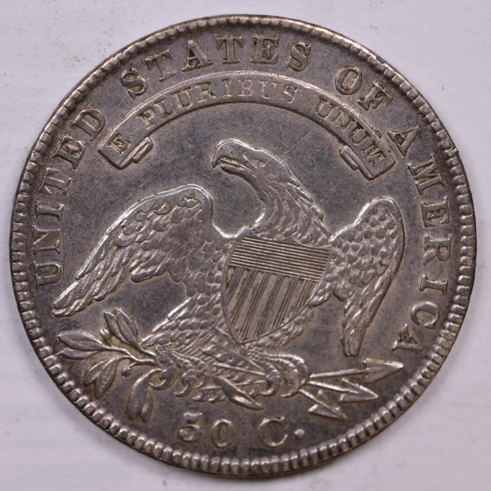 1835 Cap Bust Half Dollar, Very Fine Circulated Coin Store #HR1869
