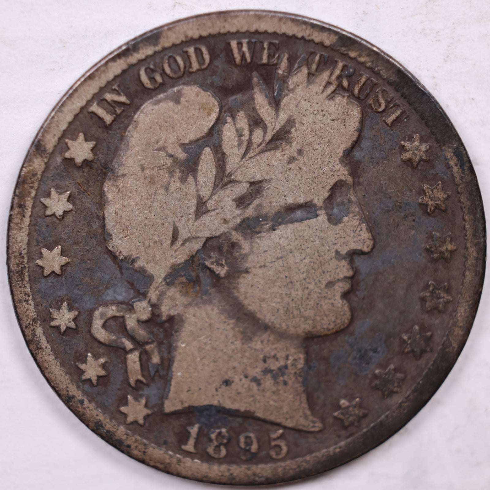 1895-O Barber Half Dollar, Good Circulated Coin, Store #HR1885