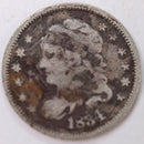 1834 Cap Bust Half Dime, Fine Circulated Coin, Store