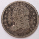 1836 Cap Bust Half Dime, Very Good Circulated Coin, Store