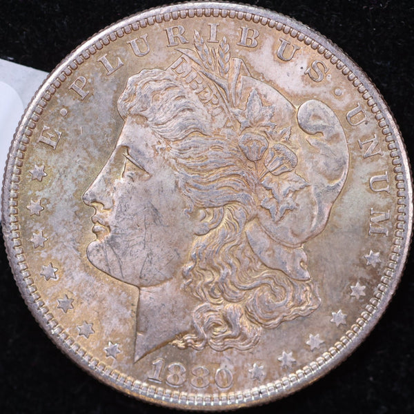 1880-S Morgan Silver Dollar, Extra Fine Circulated Coin, Store #DR0010