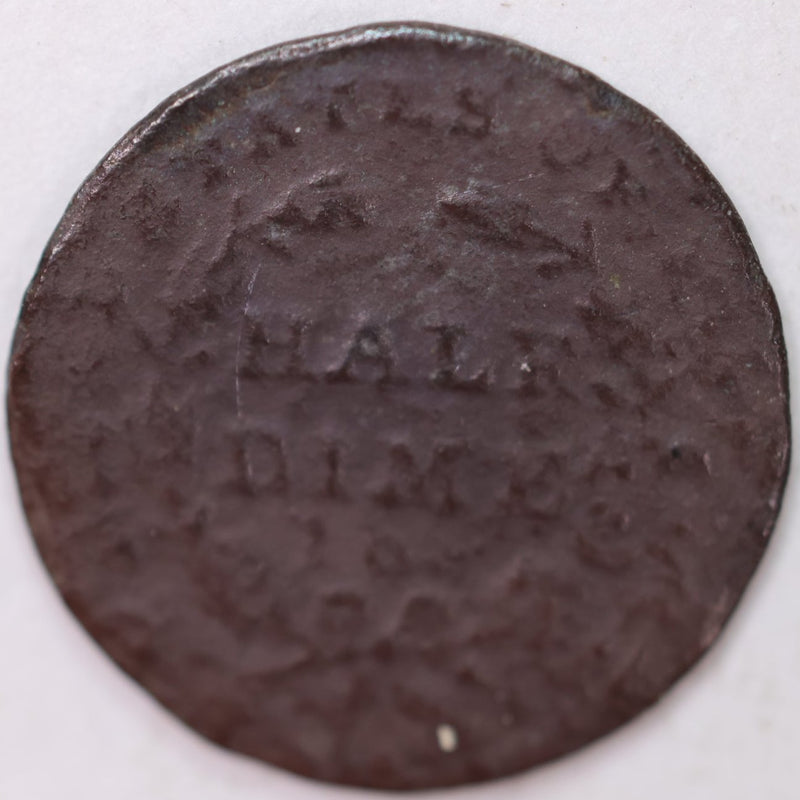 1839-O Seated Half Dime, Poor Circulated Coin, Store