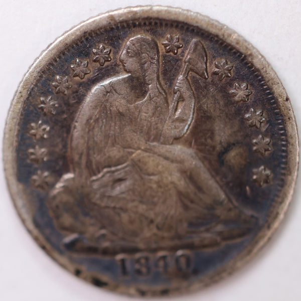 1840-O Seated Half Dime, Very Fine+ Circulated Coin, Store #M840O01