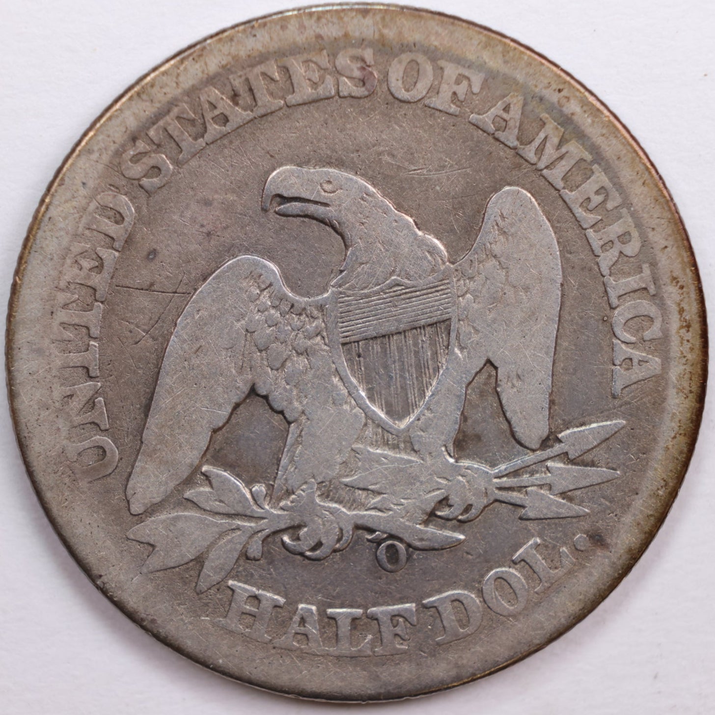 1859-O Liberty Seated Half Dollar, Good+ Circulated Coin, Store #HR0508
