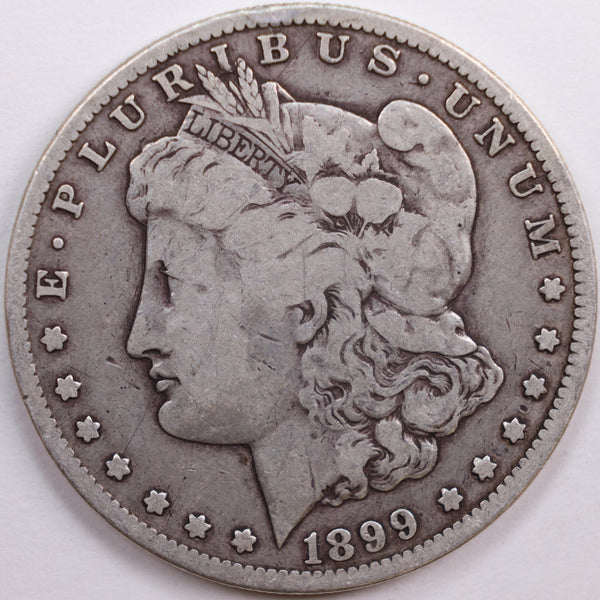 1899-O Morgan Dollar, Very Good Circulated Coin, Store #DR0836