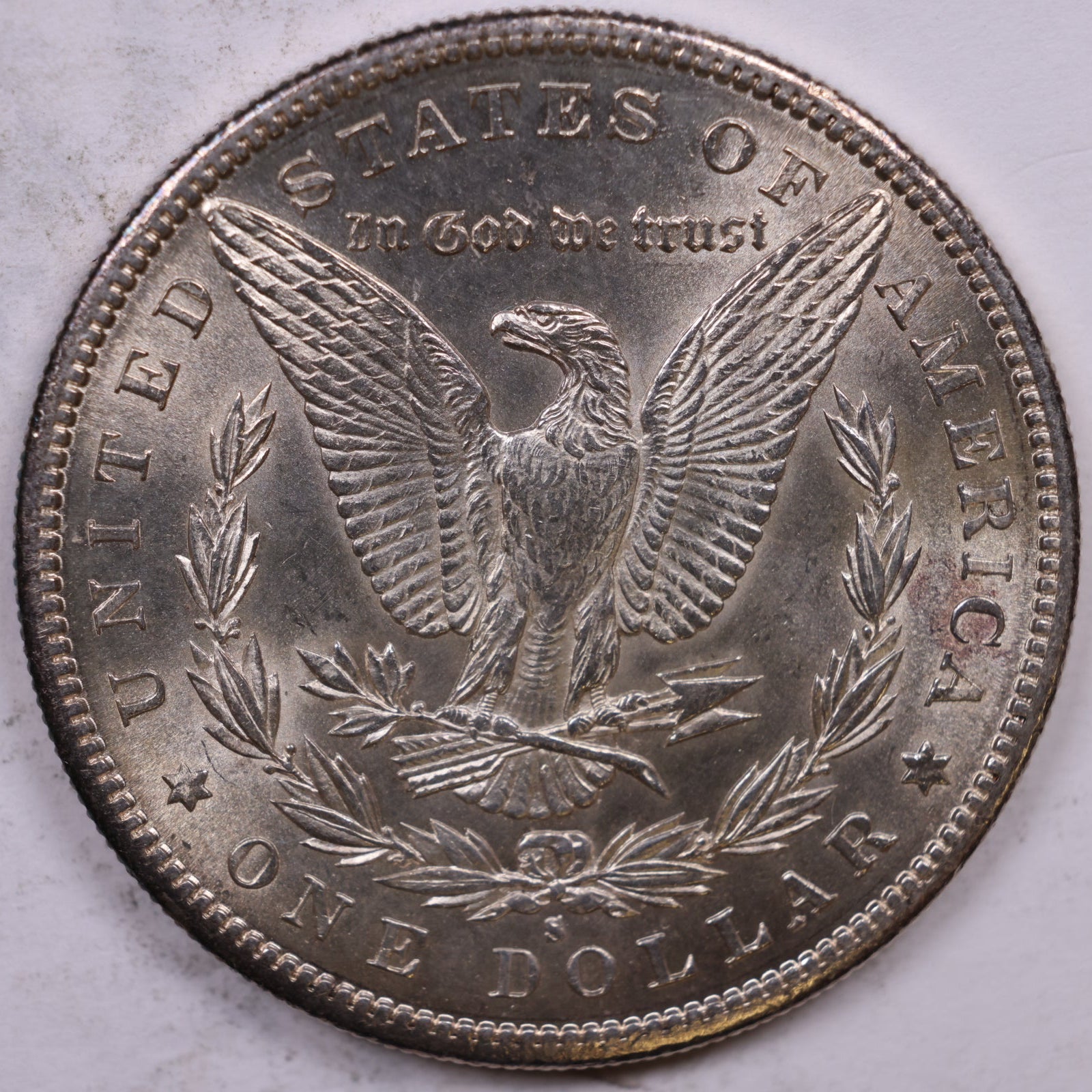 1886-S Morgan Dollar, Mint State Uncirculated Coin, Store #DR0998
