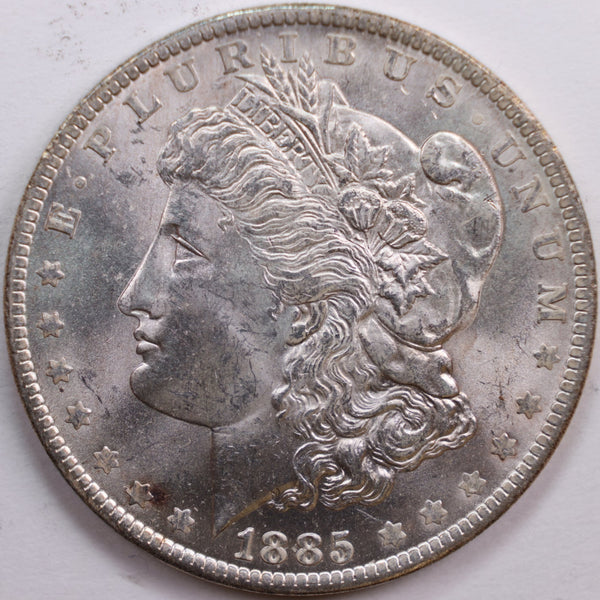 1885-O Morgan Dollar, Mint State Uncirculated Coin, Store #DR0826