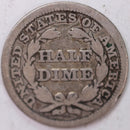 1847 Seated Half Dime, Fine Circulated Coin, Store