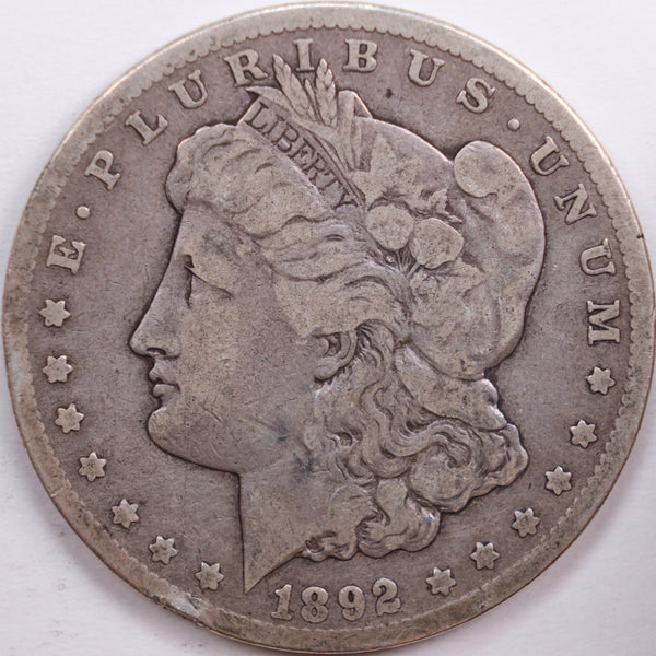 1892-CC Morgan Dollar, Very Good Circulated Coin, Store #DR0819