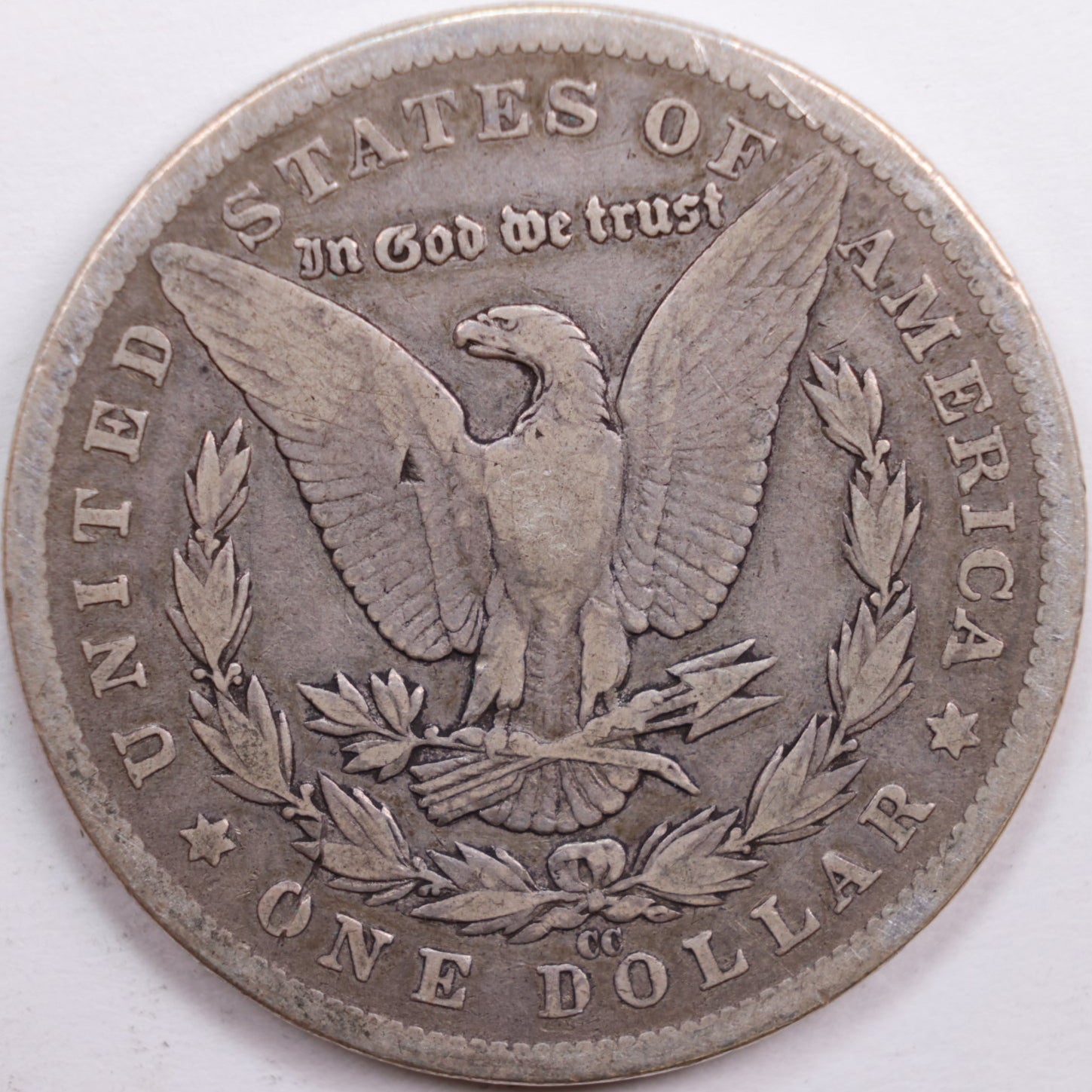 1892-CC Morgan Dollar, Very Good Circulated Coin, Store #DR0819