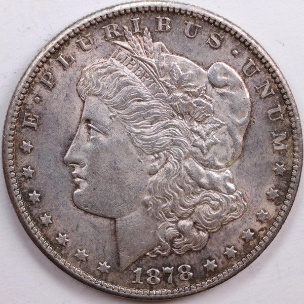 1878-S Morgan Dollar, Mint State Uncirculated Coin, Store #DR0815