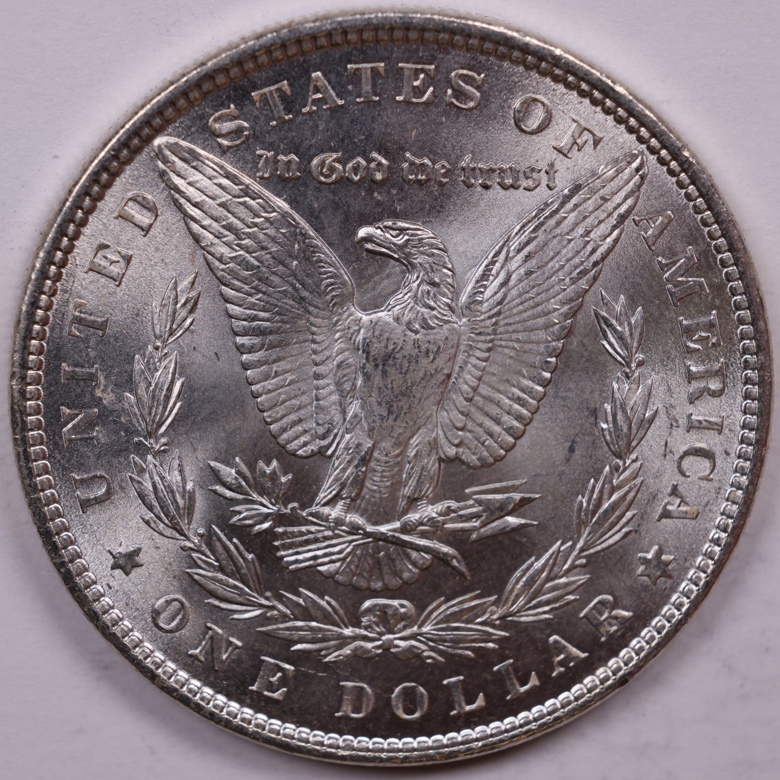 1887 Morgan Silver Dollar, Mint State-Uncirculated Coin, Store #DR1535