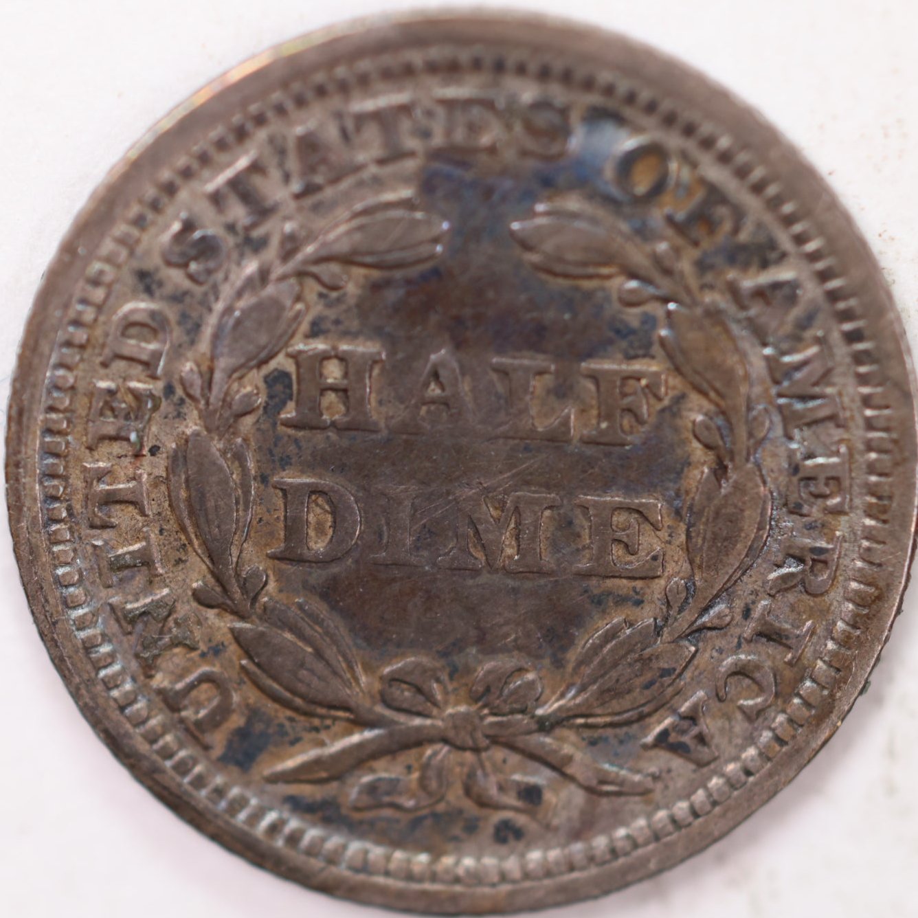 1858, Seated Half Dime, Extra Fine Circulated Coin, Store #M858.01
