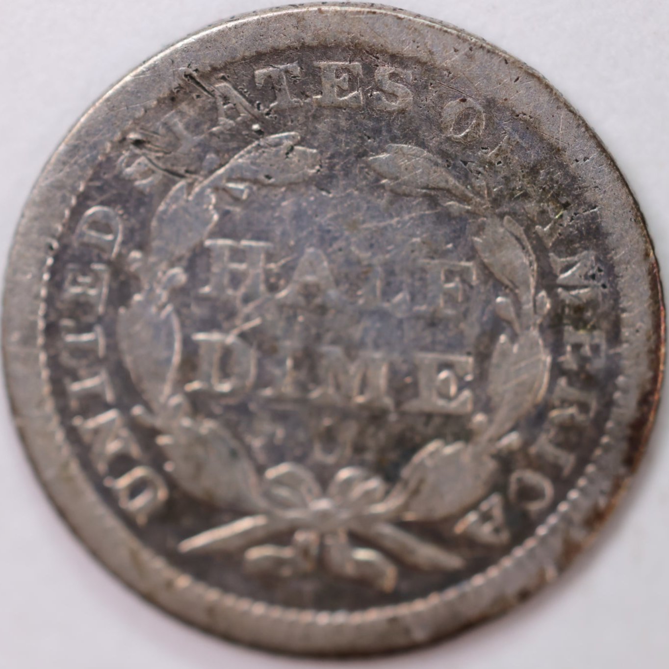 1859-O, Seated Half Dime, Net Good Circulated Coin, Store #M859O01