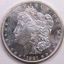1881-S Morgan Dollar, Mint State Uncirculated Coin, Store