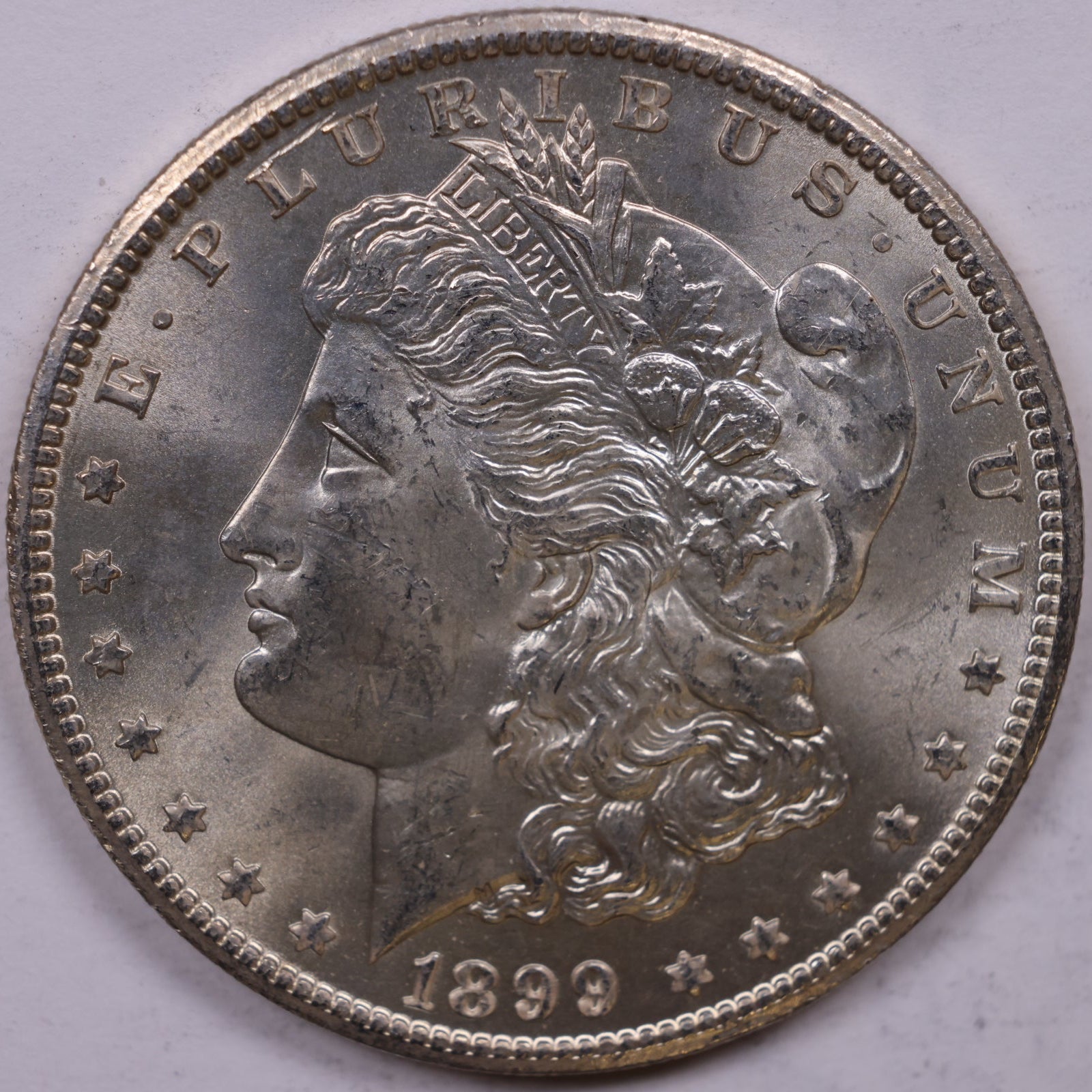 1899-O Morgan Silver Dollar, Mint State Uncirculated Coin, Store #DR1544