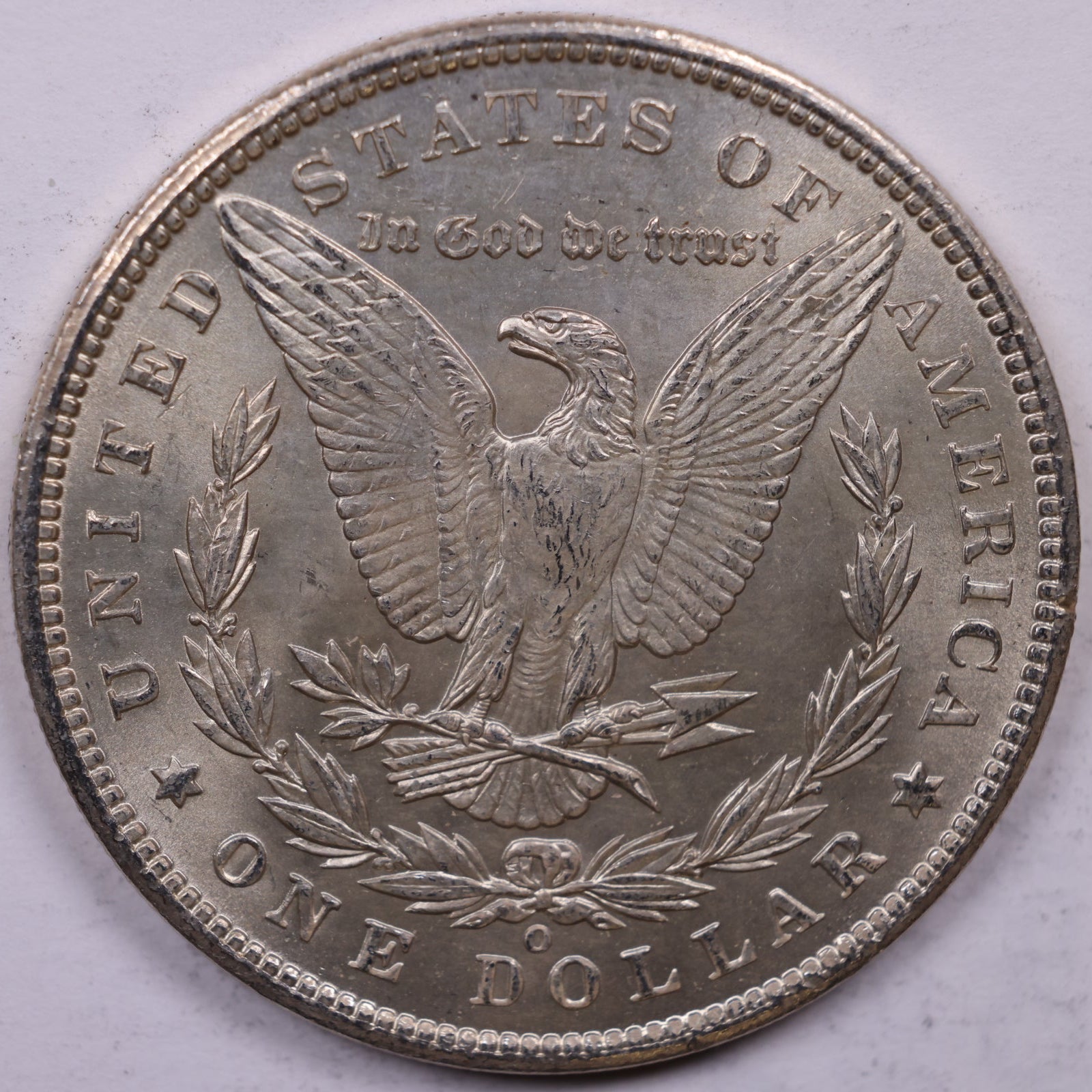1899-O Morgan Silver Dollar, Mint State Uncirculated Coin, Store #DR1544
