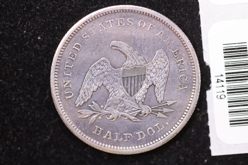 1841 Seated Liberty Half Dollar, Choice Eye Appeal, AU-55, Store