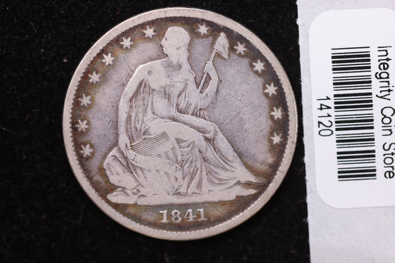 1841-O Seated Liberty Half Dollar, Choice Eye Appeal, VF, Store