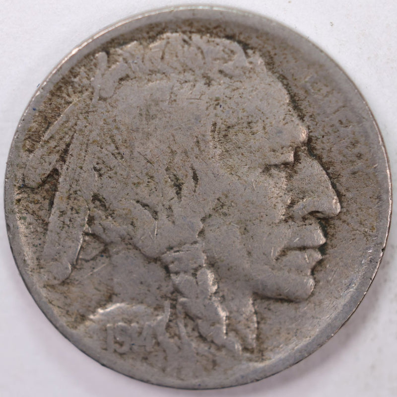 1914-S Buffalo Nickel, Fine Circulated Coin, Store Sale