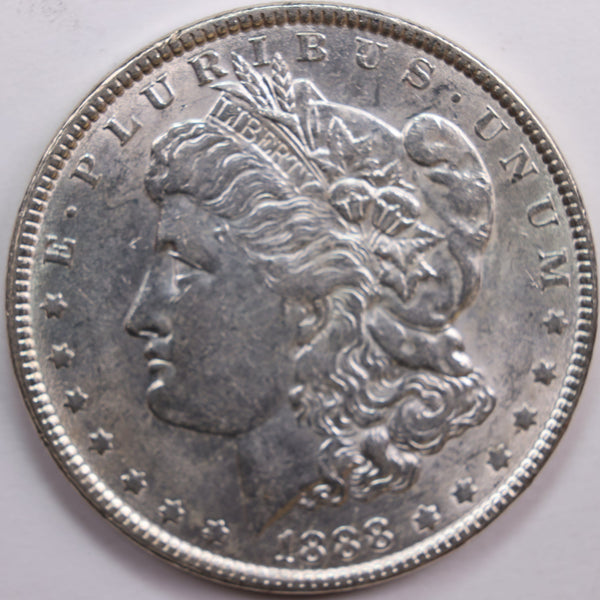 1888 Morgan Dollar, Fine Circulated Coin, Store #DR0786