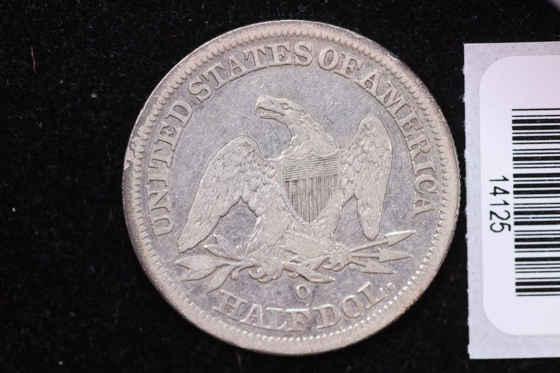1843-O Liberty Seated Half Dollar, Affordable Circulated Coin. Store