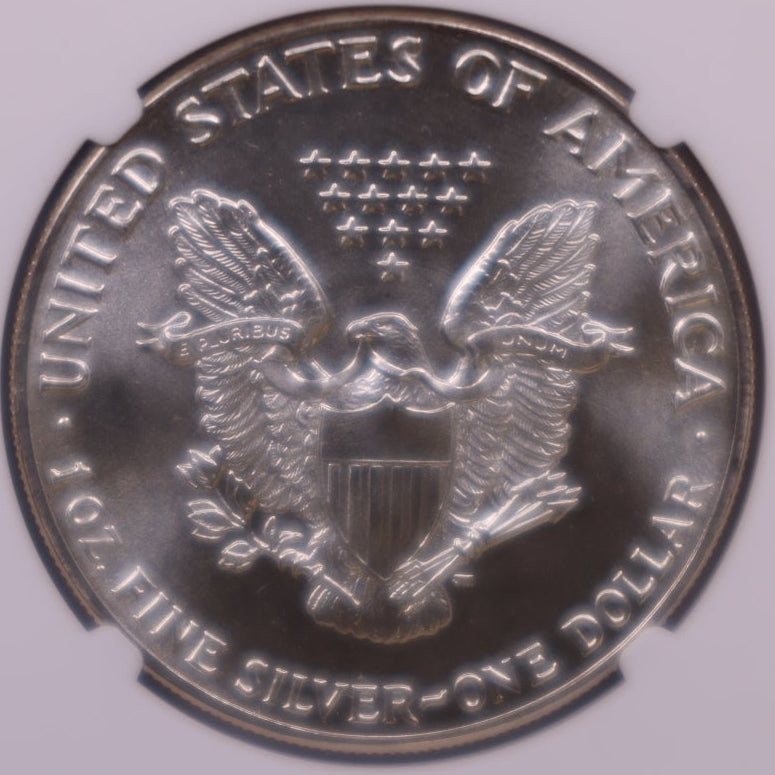 1986 American Silver Eagle, NGC MS-69, Store #AE0536