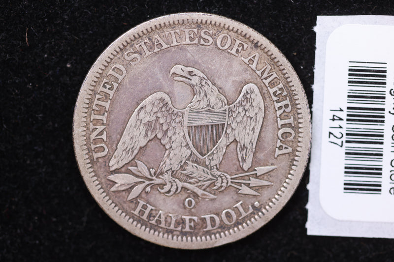 1844-O Liberty Seated Half Dollar, Affordable Circulated Coin. Store
