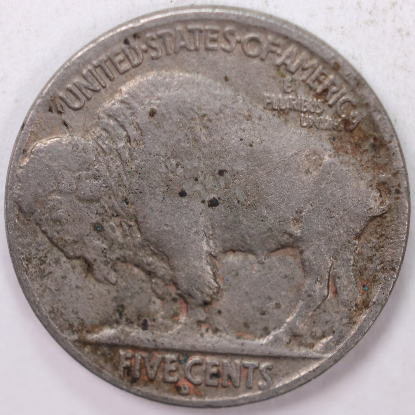 1916-D Buffalo Nickel, Net Very Good Circulated Coin, Store Sale #N916D01