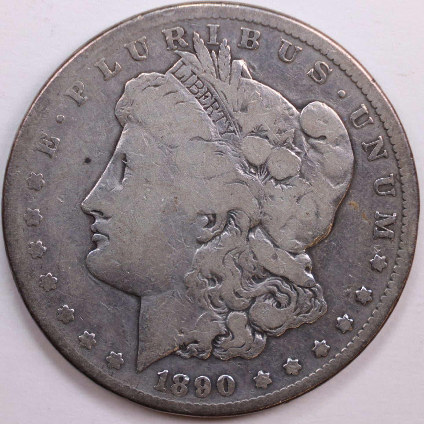1890-CC Morgan Dollar, Good Circulated Coin, Store #DR0781