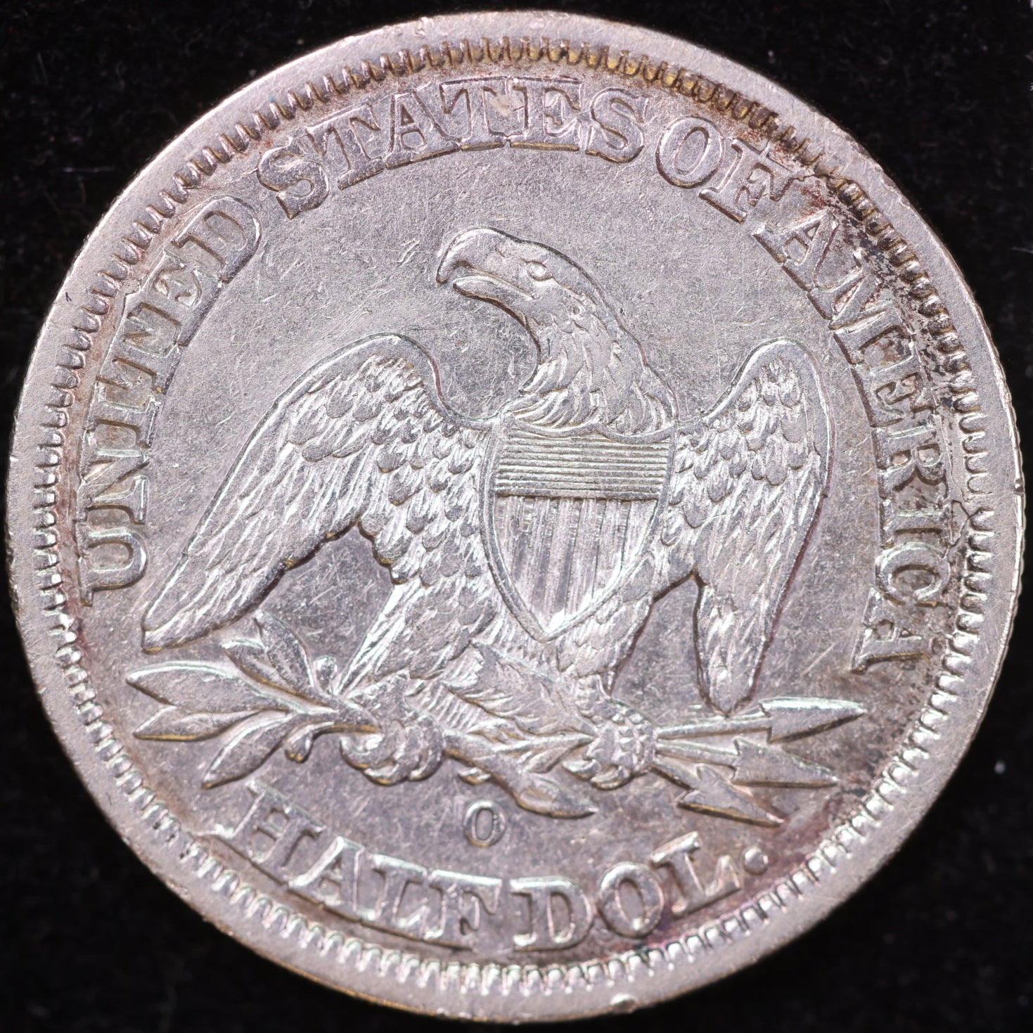1846-O Liberty Seated Half Dollar, About Uncirculated Coin. Store #14130