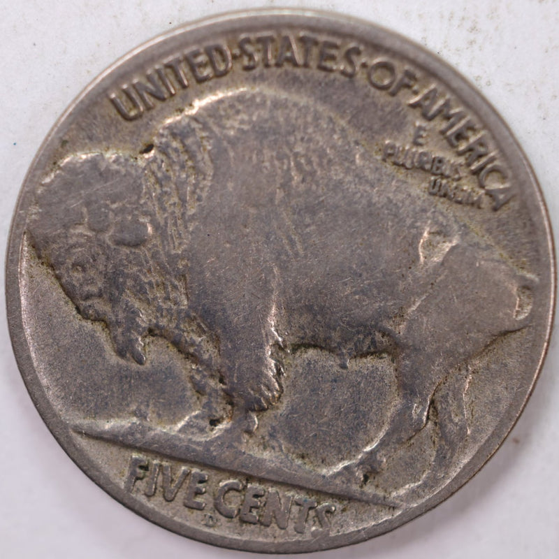 1917-D Buffalo Nickel, Very Good Circulated Coin, Store Sale