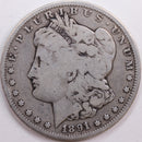1891-S Morgan Dollar, Good Circulated Coin, Store