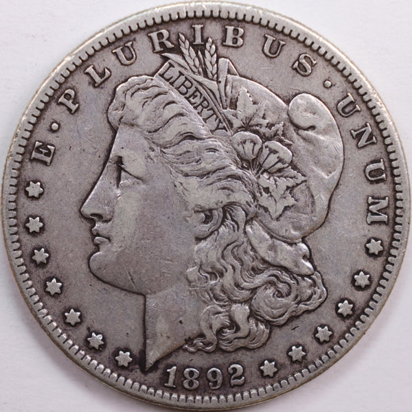 1892-S Morgan Dollar, Fine Circulated Coin, Store #DR0777