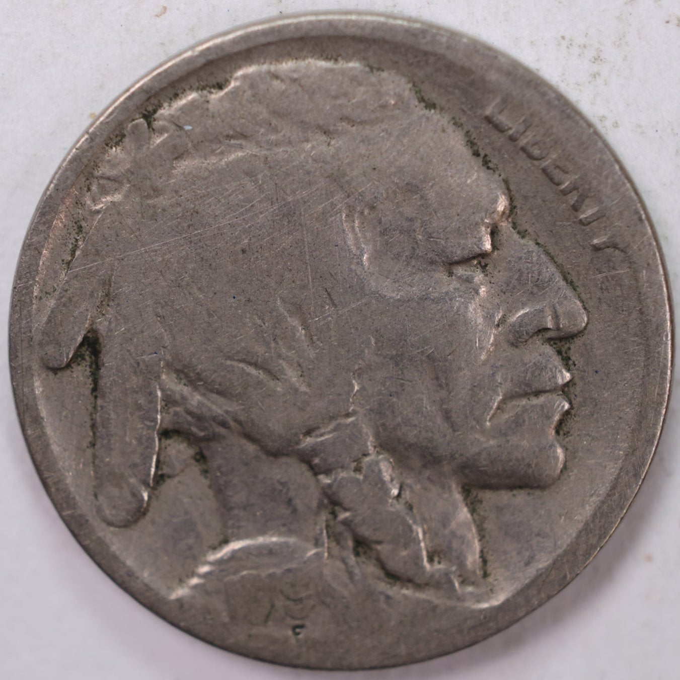 1919 Buffalo Nickel, Very Good Circulated Coin, Store Sale #N919.01