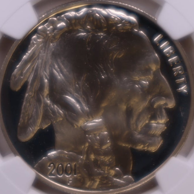 2001-P Buffalo Dollar, NGC PF-69 Ultra Cameo, Store #GMC380